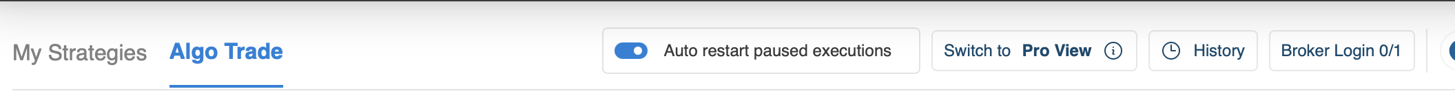 Auto Restart on AlgoTest