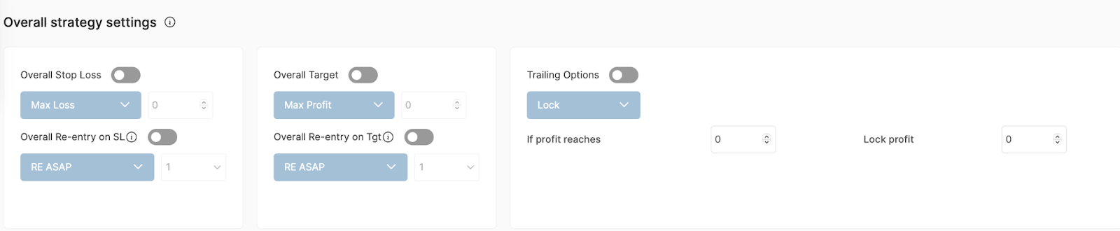 Strategy Customization