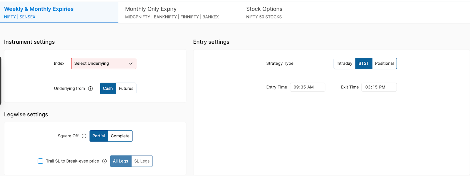 Market Selection