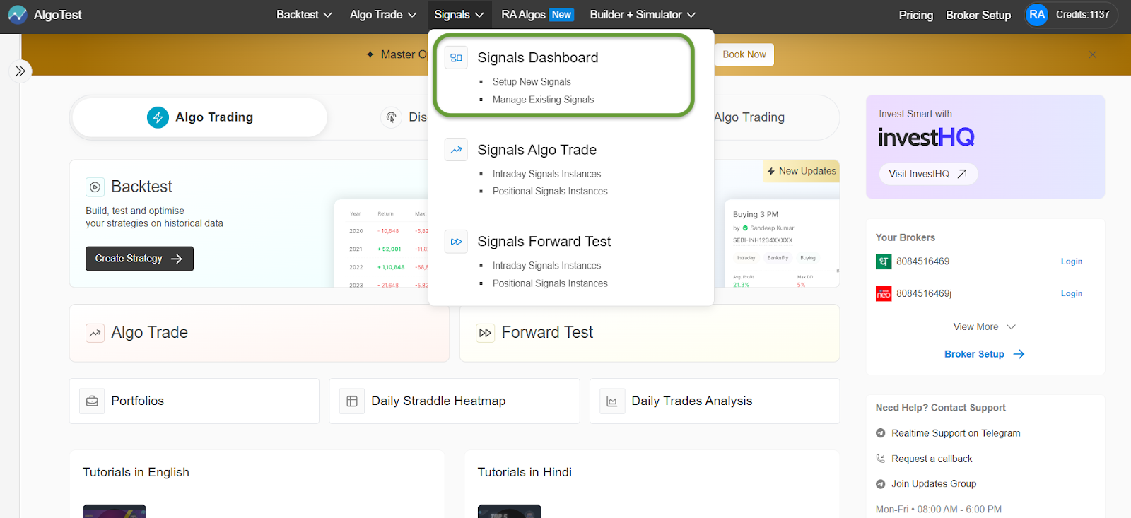 Signal Dashboard