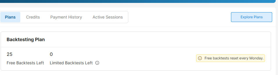 algo test billing