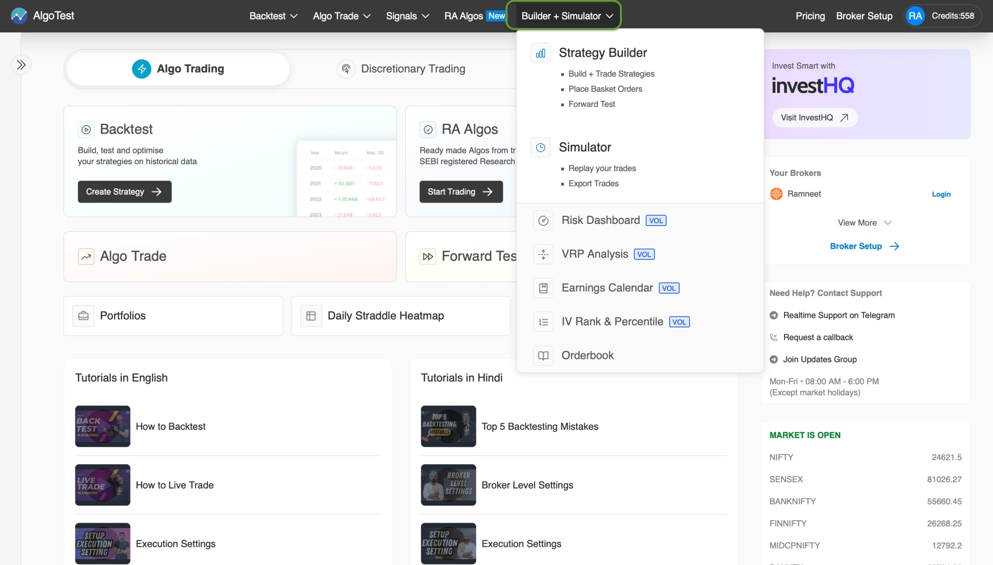 VRP Dashboard