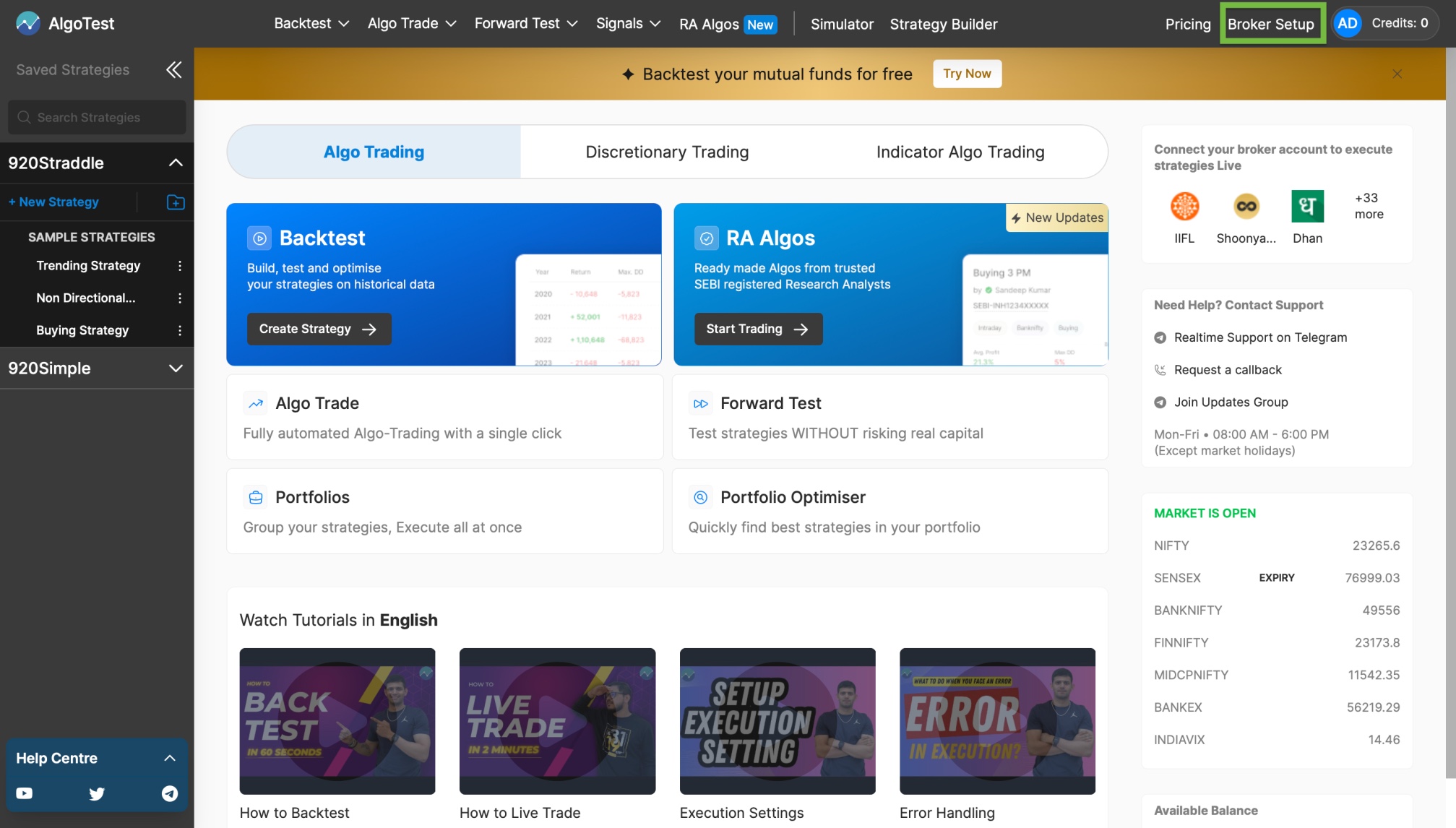 Delta Exchange | AlgoTest